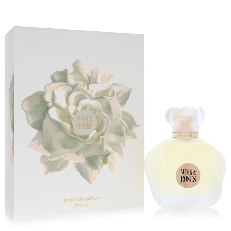 Ahmed Al Maghribi Musk & Roses Extrait De Parfum Spray By Ahmed Al Maghribi – 75 ml