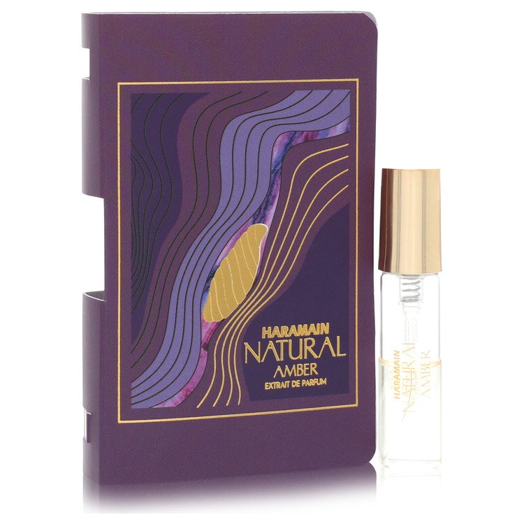 Al Haramain Natural Amber Vial (sample -Manufacturer 1/2 filled) By Al Haramain – 9 ml