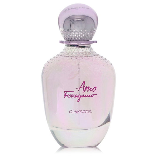 Amo Flowerful Eau De Toilette Spray (Tester) By Salvatore Ferragamo