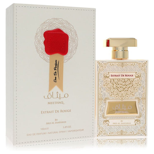 Ard Al Zaafaran Meethaq Extrait De Rouge Eau De Parfum Spray (Unisex) By Al Zaafaran