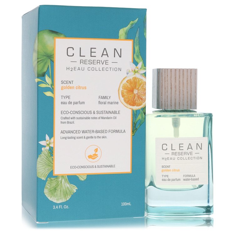 Clean Reserve Golden Citrus Eau De Parfum Spray (Unisex) By Clean – 100 ml