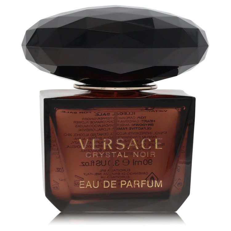 Crystal Noir Eau De Parfum Spray (Tester) By Versace – 90 ml