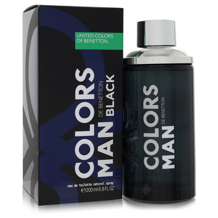 Colors De Benetton Black Eau De Toilette Spray By Benetton – 200 ml