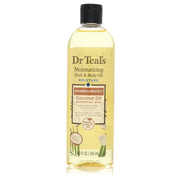Dr Teal's Moisturizing Bath & Body Oil Nourishing Coconut Oil with Essensial Oils, Jojoba Oil, Sweet Almond Oil and Cocoa Butter By Dr Teal's