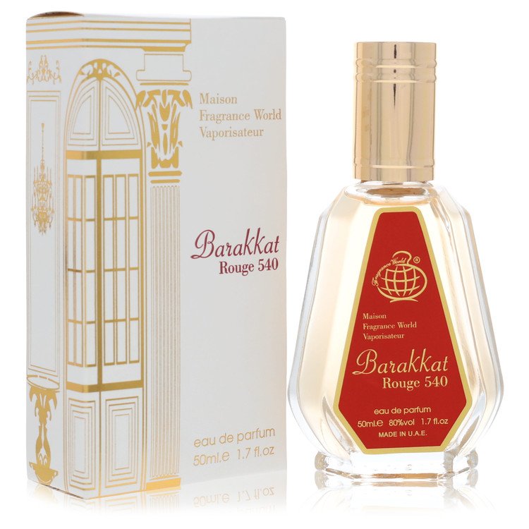 Fragrance World Barakkat Rouge 540 Eau De Parfum Spray (Unisex) By Fragrance World – 50 ml