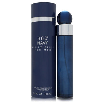 Perry Ellis 360 Navy Eau De Toilette Spray By Perry Ellis – 100 ml