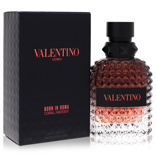 Valentino Uomo Born In Roma Coral Fantasy Eau De Toilette Spray By Valentino – 50 ml
