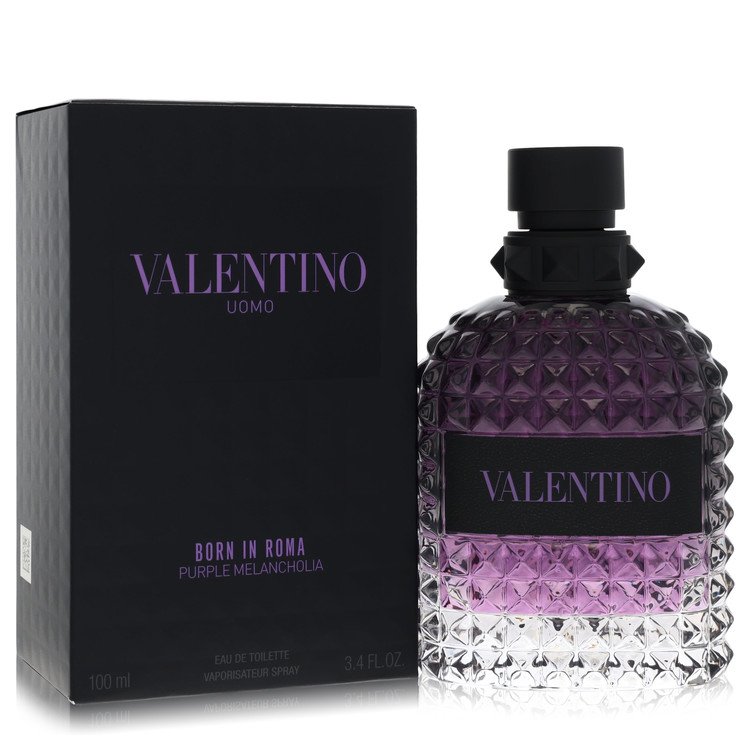Valentino Uomo Born In Roma Purple Melancholia Eau De Toilette Spray By Valentino – 100 ml