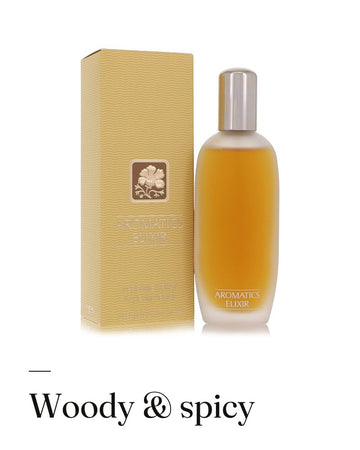 Woody and spicy fragrances
